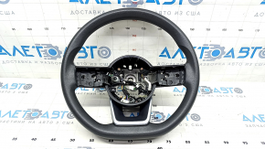 Naked steering wheel Nissan Rogue 21-23 rubber black Japan built, worn