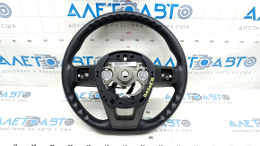 Naked steering wheel Nissan Rogue 21-23 rubber black Japan built, worn