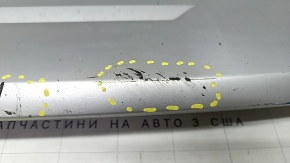 Front bumper lip trim Audi Q5 80A 18-20 scratches, crack in fastening, sand