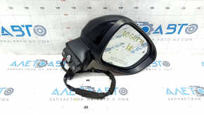 Side mirror right Nissan Rogue 21-23 BSM, SV Japan built, 7+1 pins, camera, BSM, turn signal, black