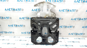 Rear underbody protection Mazda 3 14-18 BM metal, with heat shield
