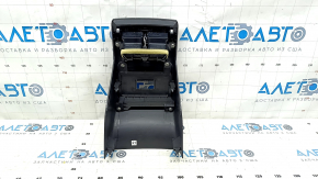 Rear center console trim Nissan Rogue 21-23 with deflector, black, type 2, scuffs