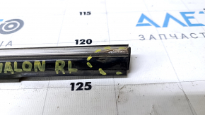 Molding door-glass central rear left Toyota Avalon 05-12 dent, broken fasteners
