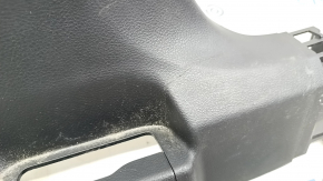 Center pillar trim lower right Nissan Rogue 21-23 black, Japan built, scratches