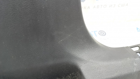 Center pillar trim lower right Nissan Rogue 21-23 black, Japan built, scratches