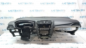 Torpedo front panel without AIRBAG Ford Fusion mk5 13-20 under start-stop, insert under chrome, tear