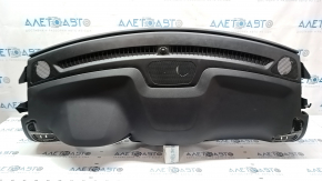 Torpedo front panel without AIRBAG Jeep Compass 17- black, black glossy inserts