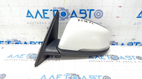 Side mirror left BMW X1 F48 16-22 white, 5 pins, turn signal, auto-dimming