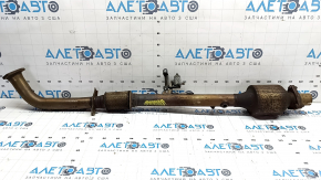 Intake pipe with catalytic converter Honda Accord 13-17 2.4 corrugation is torn