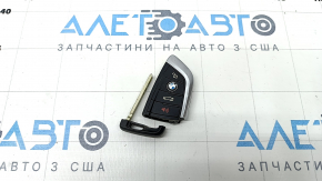 Key smart BMW X1 F48 16-22 4 buttons, scratches, bumps, peeled chrome and coating