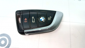 Key smart BMW X1 F48 16-22 4 buttons, scratches, bumps, peeled chrome and coating