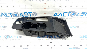 Center console cup holder trim Nissan Rogue 21-23 AWD Japan built, glossy black, scratches