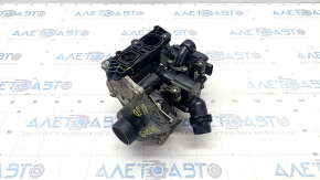 Cooling pump with thermostat housing assembly Audi Q5 80A 18- 2.0t fragment broken off