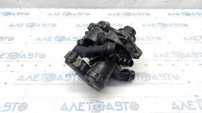 Cooling pump with thermostat housing assembly Audi Q5 80A 18- 2.0t fragment broken off