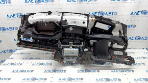 Torpedo front panel without AIRBAG BMW X1 F48 16-22 black under projection, scratches