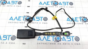 Front right seat belt latch VW Tiguan 09-17 black