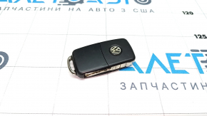 Key VW Tiguan 12-17 4 buttons, folding, worn