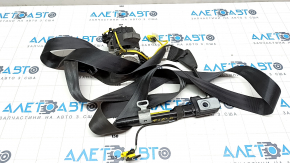 Passenger seat belt VW Tiguan 13-17 rest black with tensioner, driftwood