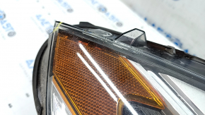 Headlight front left complete BMW X1 F48 16-19 LED, sand, cobweb, scratch, crack in glass