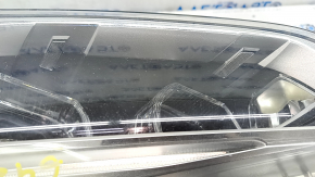 Headlight front left complete BMW X1 F48 16-19 LED, sand, cobweb, scratch, crack in glass