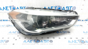 Front right headlight complete BMW X1 F48 16-19 LED, sand, cobweb, scratches