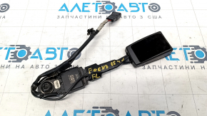 Driver's seat belt latch Ford Focus mk3 15-18 black with sensor, scuffs