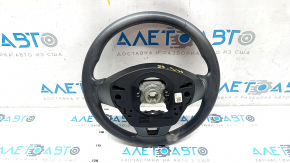 Naked steering wheel Mazda 3 14-16 BM prerest, rubber, black, worn
