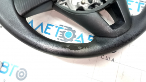 Naked steering wheel Mazda 3 14-16 BM prerest, rubber, black, worn