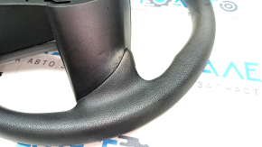 Naked steering wheel Mazda 3 14-16 BM prerest, rubber, black, worn