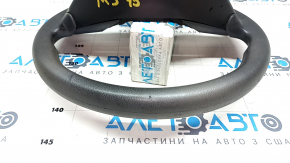 Naked steering wheel Mazda 3 14-16 BM prerest, rubber, black, worn