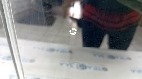 Panorama assembly BMW X1 F48 16-22 black curtain, scratches on glass, curtain tear, needs cleaning