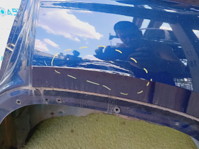 Quarter wing rear left VW Atlas 18 - sawn off, blue, dented, bumps