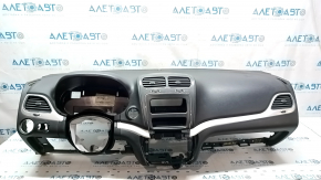 Torpedo front panel without AIRBAG Dodge Journey 11 - black, cracked mount, no fragment