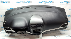 Torpedo front panel without AIRBAG Dodge Journey 11 - black, cracked mount, no fragment