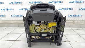 Driver's seat BMW X1 F48 16-19 with airbag, electric, heated, with memory, black leather, with control unit, scratches on plastic