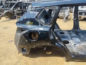 Quarter wing rear right Nissan Rogue 21-23 Japan built, black, on the body
