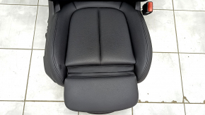 Passenger seat BMW X1 F48 16-19 with airbag, electric, heated, with memory, leather black, cut off chip