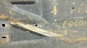 Front right underbody protection Nissan Rogue 21-23 Japan built, torn, worn