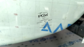 Windshield BMW X1 F48 16-22 for rain sensor and projection, PGW, air along the edge