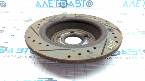 Rear right brake disc Ford Escape MK3 17-19 315/11mm perforated, rusty