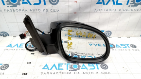 Side mirror right VW Tiguan 09-17 6 pins, turn signal, heated, black LC9X