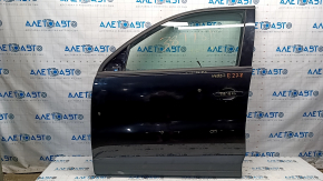 Door assembly front left VW Tiguan 09-17 black LC9X, bumps, worn trim, scratches on molding