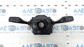 Steering column switches guitar assembly BMW X1 F48 16-18 under fog lights, under heated steering wheel, under rear washer and rain sensor