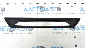 Door sill outer front left BMW X1 F48 16-22 black with chrome molding X-line, Sport-line, butt