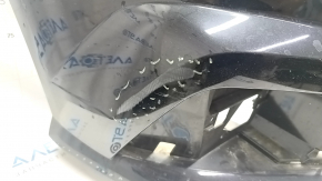 Bare front bumper Audi A6 C7 16-18 rest, s-line for parking sensors, for headlight washers, black, scratches, worn