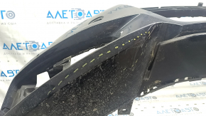Bare front bumper Audi A6 C7 16-18 rest, s-line for parking sensors, for headlight washers, black, scratches, worn