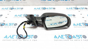 Side mirror right Audi A4 B8 08-16 12 pins, memory, turn signal, auto dimming, graphite LX7R