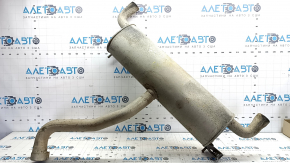 Muffler rear part with barrel Jeep Cherokee KL 19-22 2.0T AWD 2 pipes, dent