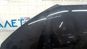 Bare hood Audi A6 C7 12-18 aluminum, black LY9T, sand, chips