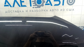 Bare hood Audi A6 C7 12-18 aluminum, black LY9T, sand, chips